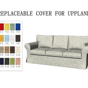 Replaceable Sofa Covers For UPPLAND(3 Seats),Sofa Covers,Uppland sofa covers,sofa covers for Uppland,couch covers for Uppland,couch covers