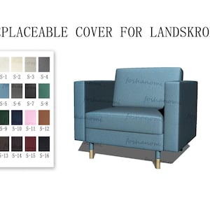 Replaceable Sofa Covers For LANDSKRONA(1 Seat),Sofa covers,LANDSKRONA sofa covers,Sofa covers for Landskrona,Couch Covers for Landskrona