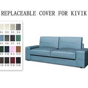 Replaceable Sofa Covers For KIVIK(3 Seats,2 Seats,Chaise,Footstool),Sofa Covers,Kivik sofa cover,covers for kivik sofa,Couch Cover For kivik