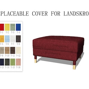 Replaceable Sofa Covers For LANDSKRONA(Footstool),Sofa covers,LANDSKRONA sofa covers,sofa covers for Landskrona,Couch covers for Landskrona