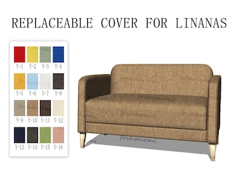 Replaceable Sofa Covers For LINANÄS(2 Seats),Sofa covers,LINANÄS sofa covers,sofa covers for Linanas,Couch covers for Linanas,Sofa cover