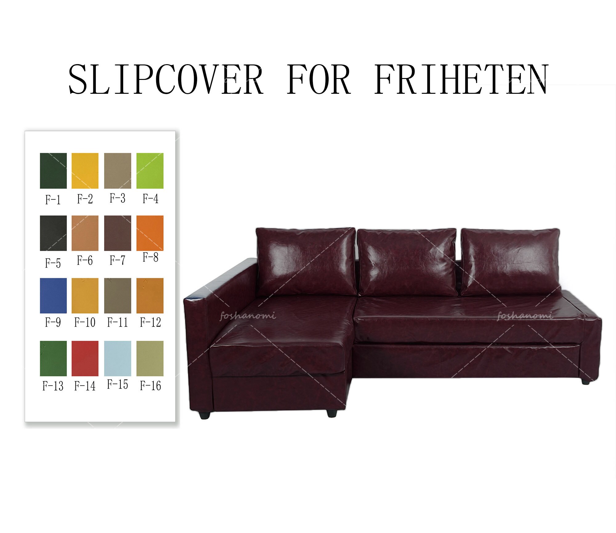 Friheten leather cover deals