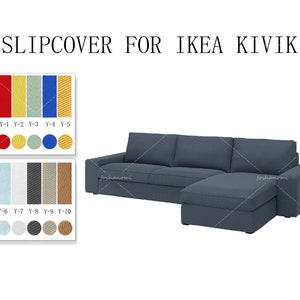 VIMLE funda para sofá de 4 plazas, +chaiselongue/Hillared azul