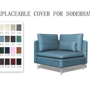 Capas de sofá substituíveis para SÖDERHAMN (canto), capas de sofá, capas de sofá Soderhamn, capas para sofá Soderhamn, capas de sofá Soderhamn, capa de sofá