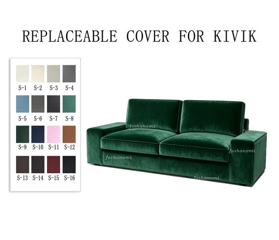 Replaceable Sofa Covers For KIVIK(3 Seats,2 Seats,Chaise,Footstool),kivik Slipcover,kivik sofa covers,covers for kivik sofa,Couch Covers