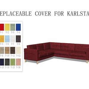 Replaceable Sofa Covers For KARLSTAD(2 Seats+Corner+3 Seats),Sofa covers,covers for Karlstad sofa,Slipcovers For Karlstad sofa,Couch covers