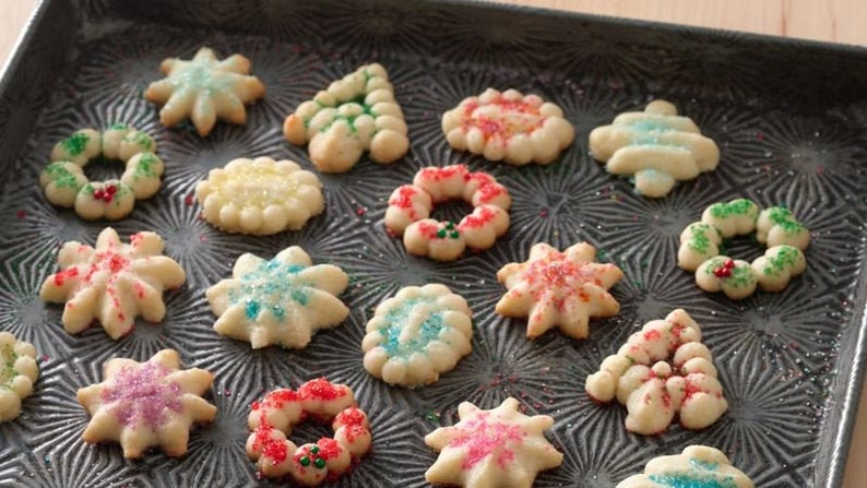 Holiday Spritz Cookies Etsy