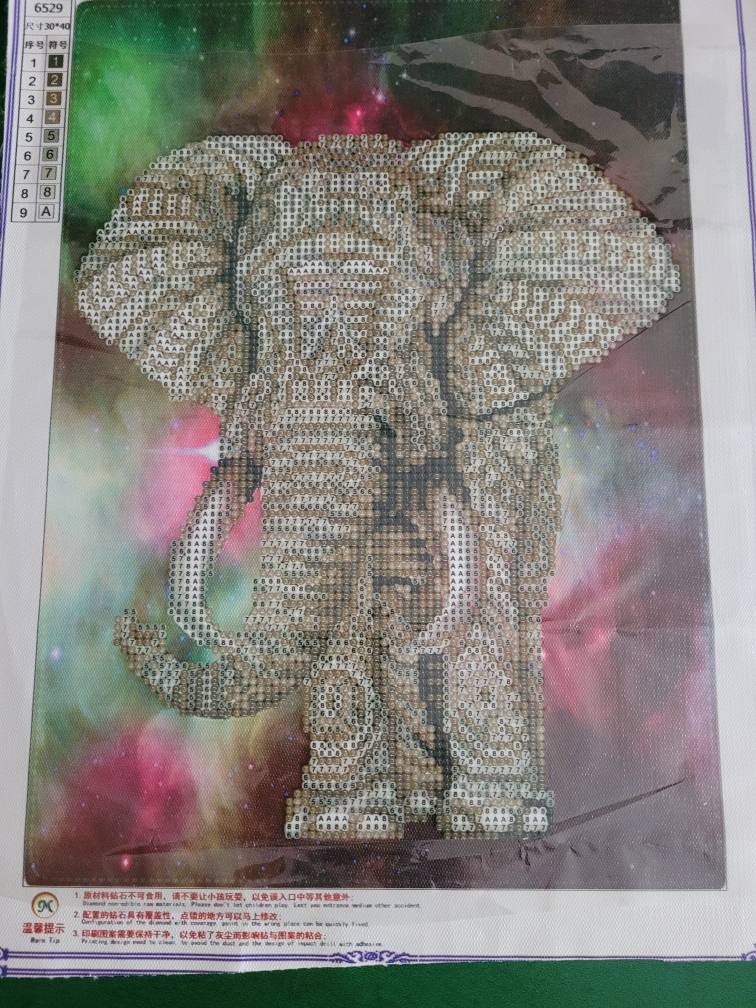 Crystal Creations Diamond Art Kit - Elephant