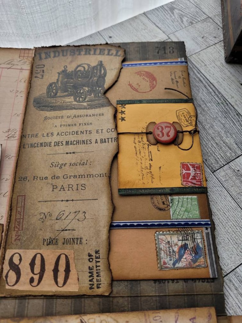 Flip Flap Lapbook Handmade Unique Lapbook Injunk Journal Etsy