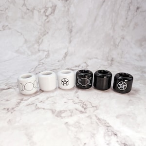 Ceramic spell candle holders