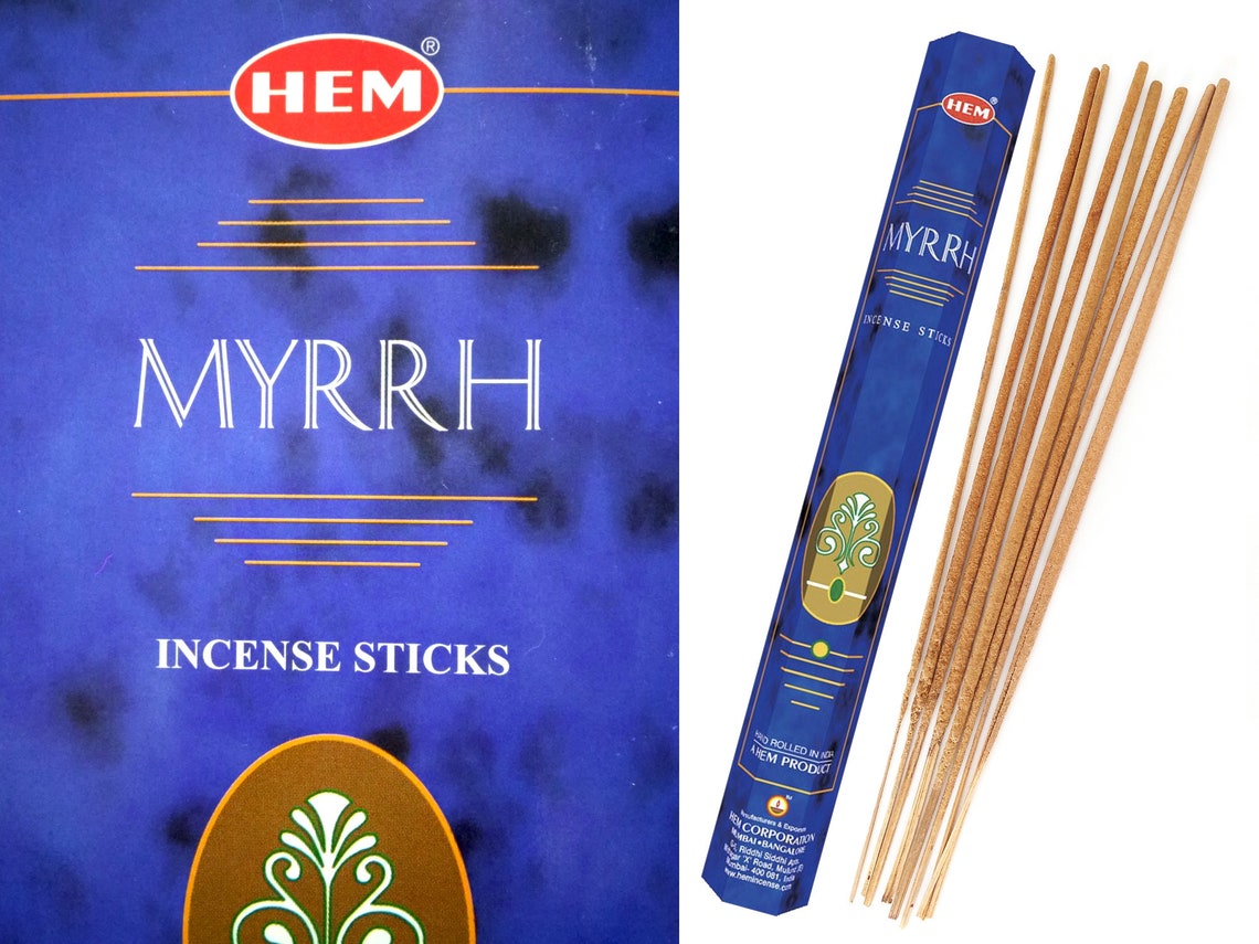HEM Myrrh incense 20 sticks 11284 Etsy