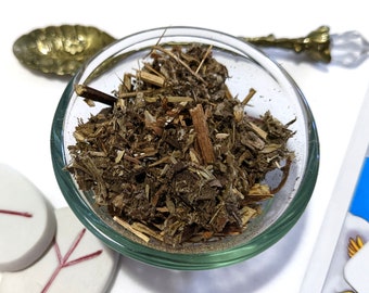 Mugwort leaves, 1 oz dried loose mugwort, mugwort smudging, cleansing and power boost for divination, #20694