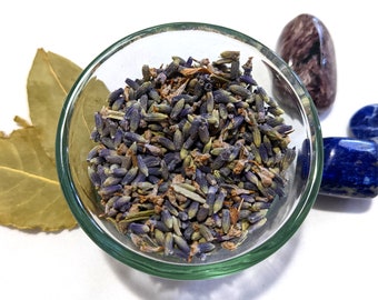 Lavender flowers, 1 oz loose herb, lavender smudging, #20695