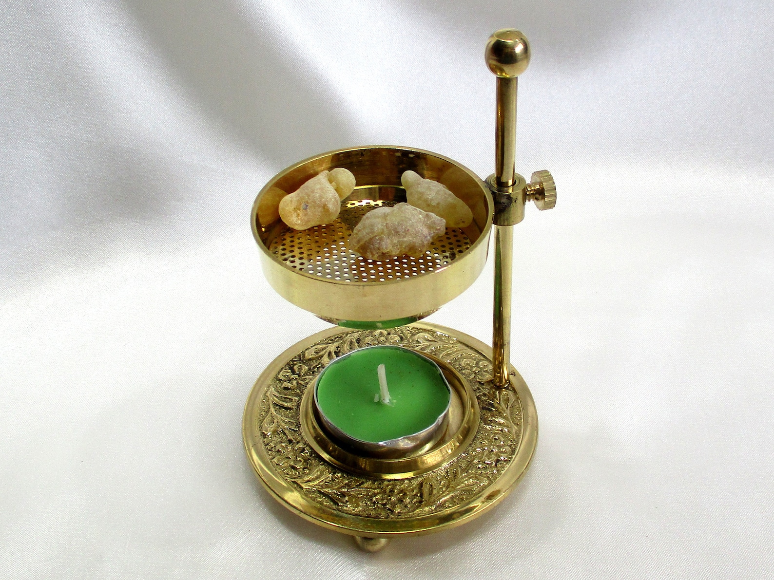 Tea Light Incense Burner Resin and Loose Incense Burner Oil Etsy