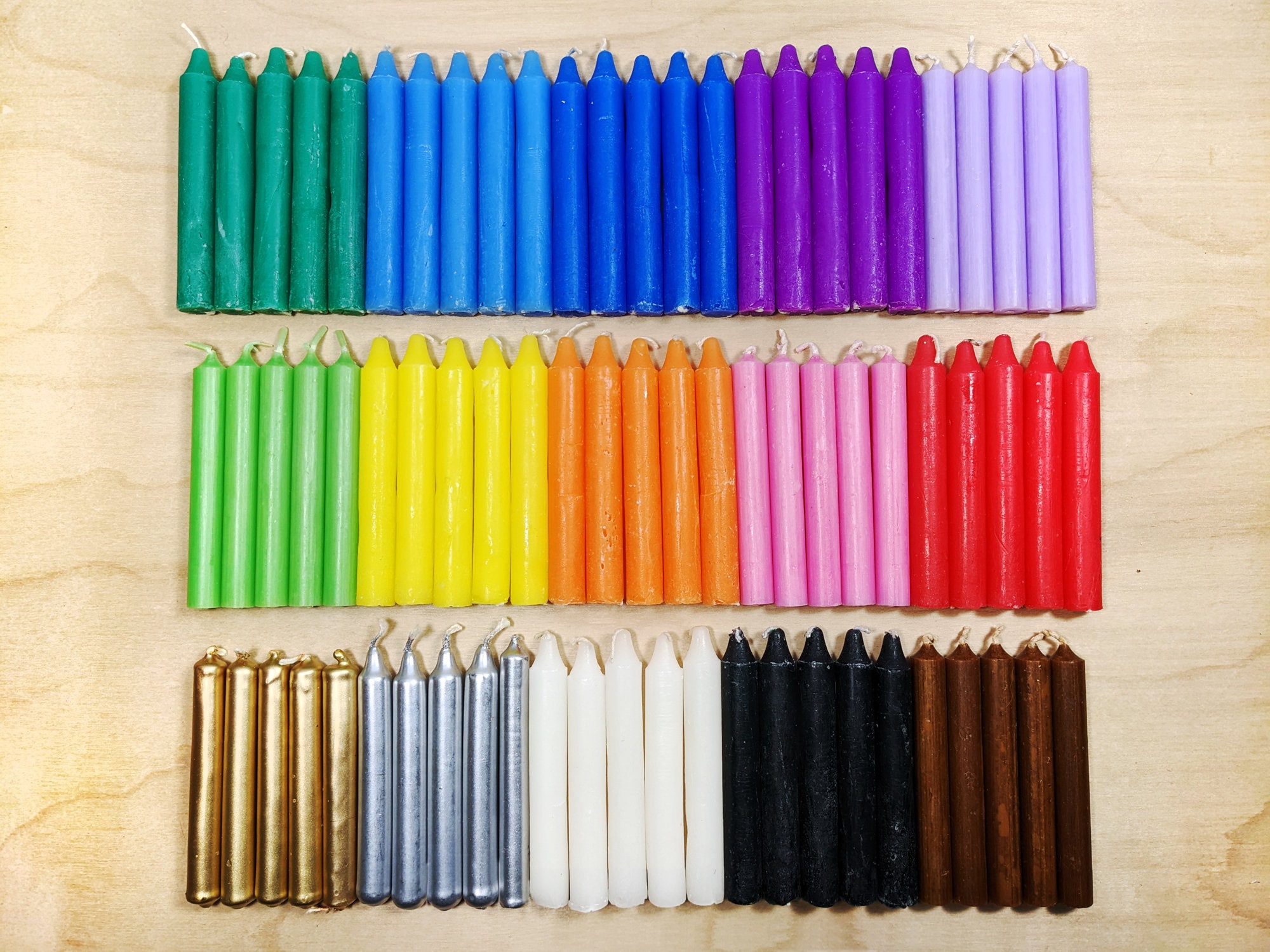 5 and 10 Pack Spell Candles Chime Candles Ritual Candles Etsy