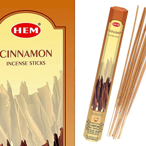 Incense sticks, HEM Cinnamon, 20  incense sticks #11272