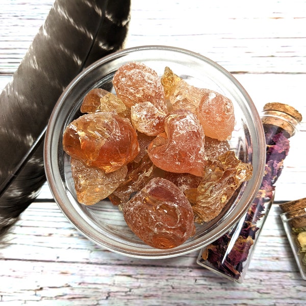 Gum Arabic resin incense, acacia gum, 1/2 oz, #20560