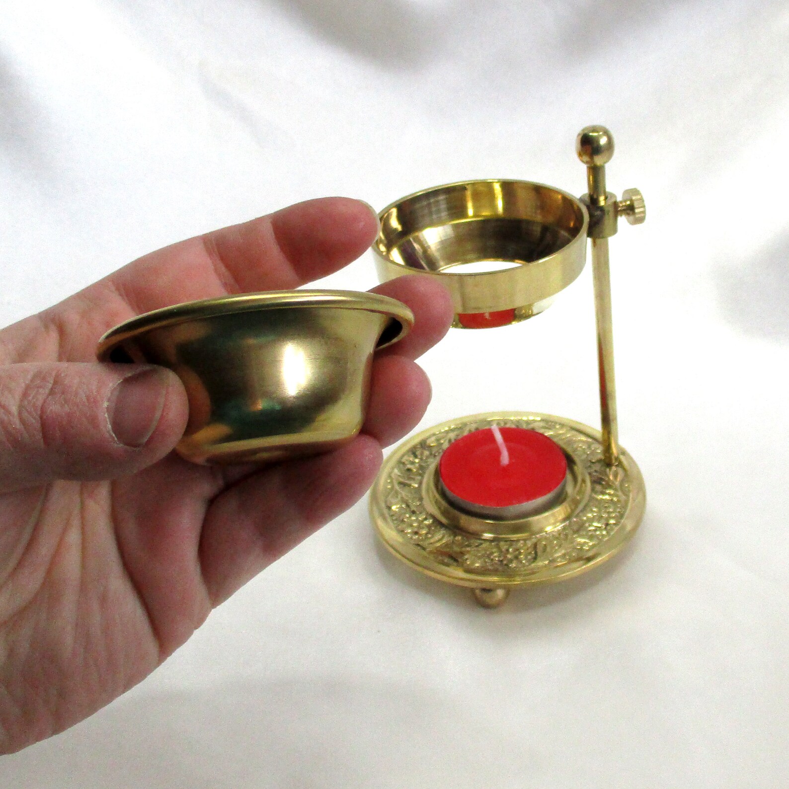 Tea Light Incense Burner Resin and Loose Incense Burner Oil Etsy