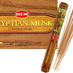 Incense sticks, HEM Egyptian musk, 20 incense sticks #11218