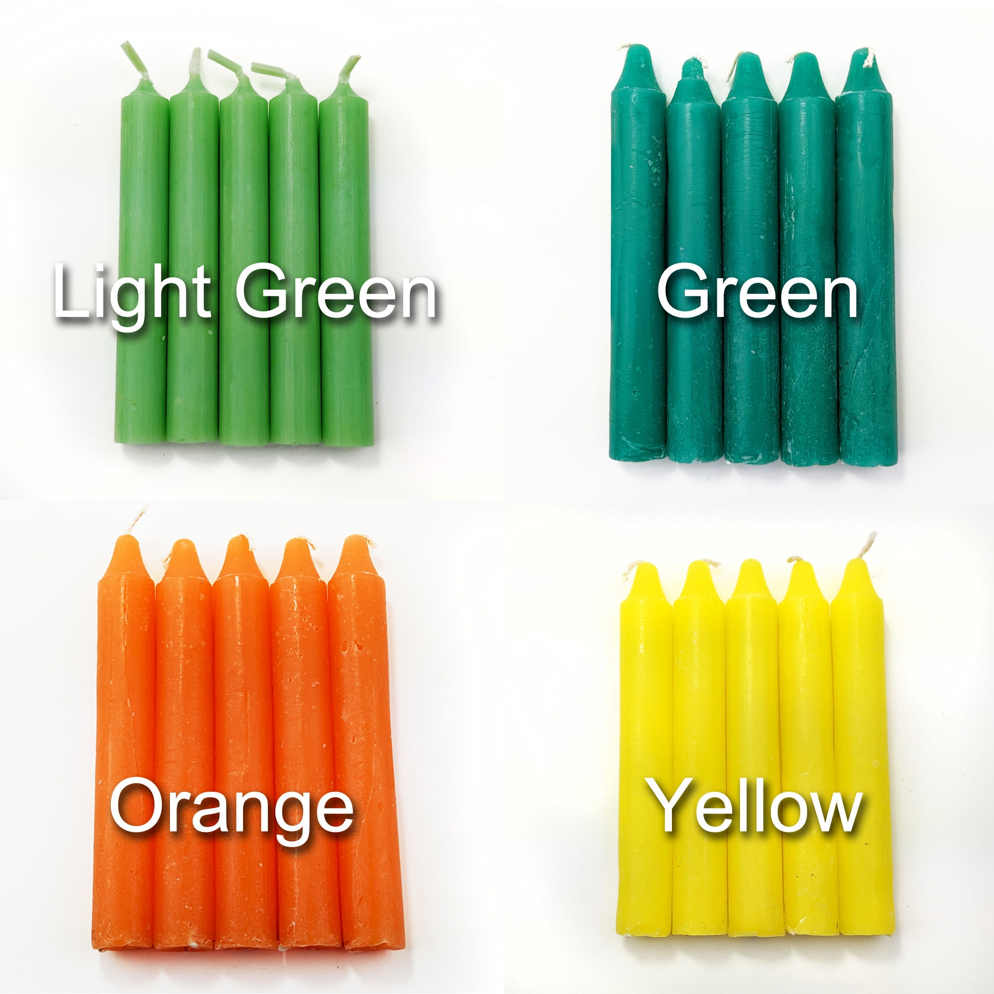 5 and 10 Pack Spell Candles Chime Candles Ritual Candles Etsy