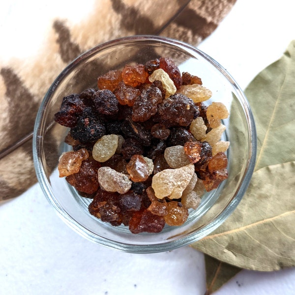 Frankincense and myrrh resin incense, 1/2 oz, #20563