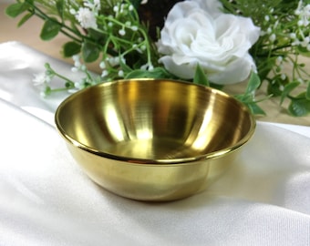 Altar bowl, offering bowl, stainless steel, 3-1/4", #20575