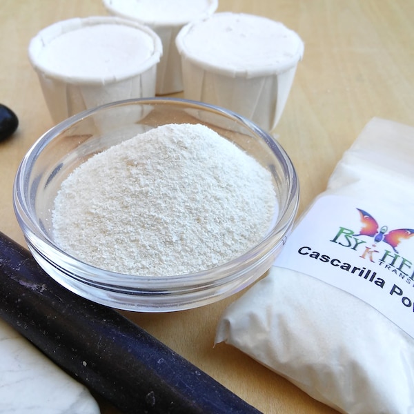 Cascarilla powder, cascarilla chalk, white eggshell powder for cleansing, purification and protection