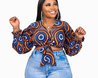 Ankara short top styles Clearance