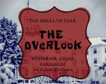 The Overlook Candle *Winter Air/Cedar/Cardamom Scent * Stephen King Inspired // Natural/Soy/Coconut Wax Blend