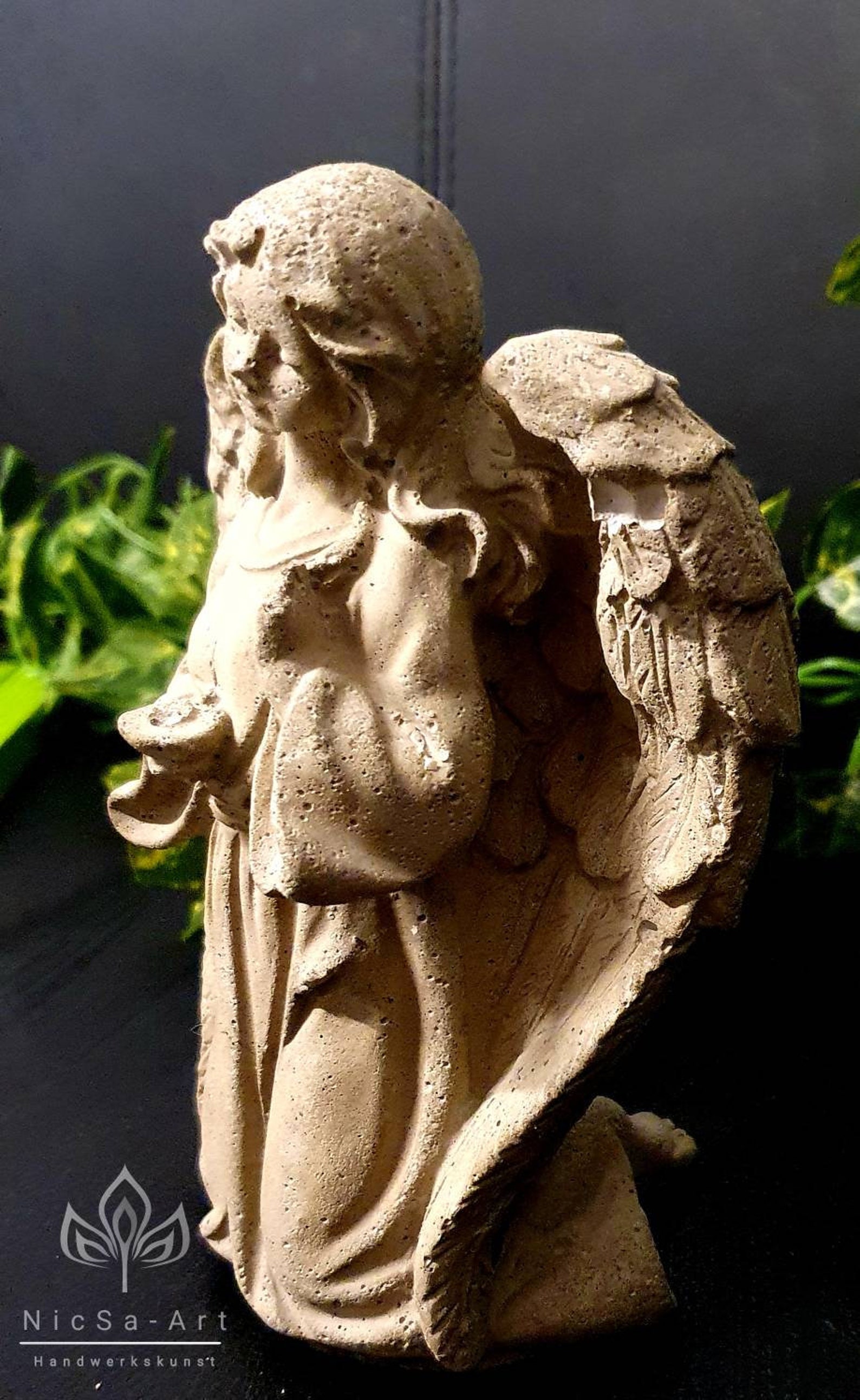Latex Shape Angel Mold Concrete Mold Casting Mold Grave Etsy