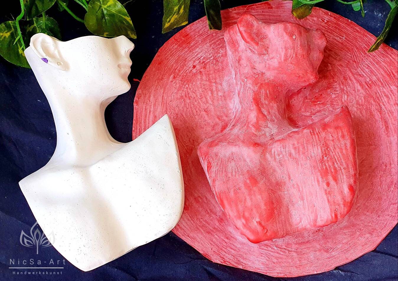 Latex mold bust Full form Casting mold Plaster form Concrete Etsy