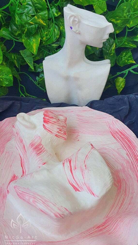 Latex mold bust Full form Casting mold Plaster form Concrete Etsy