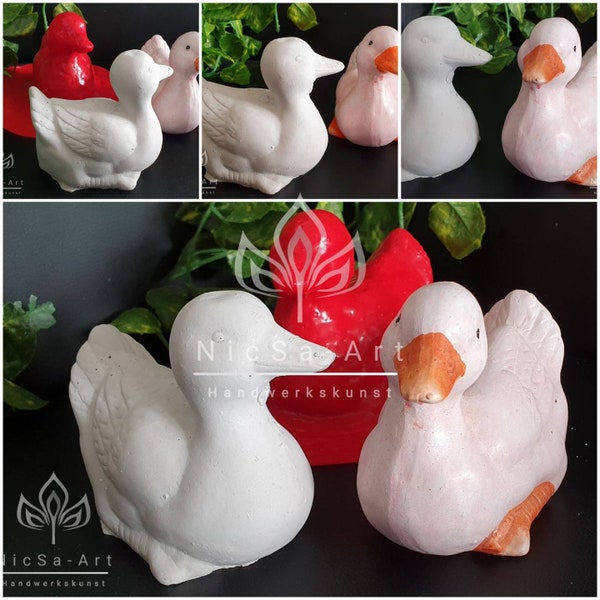 Concrete Goose Mold Etsy