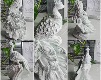 NL002222 Latex Mould Peacock No.3 Mold Full Mould Mould Handmade
