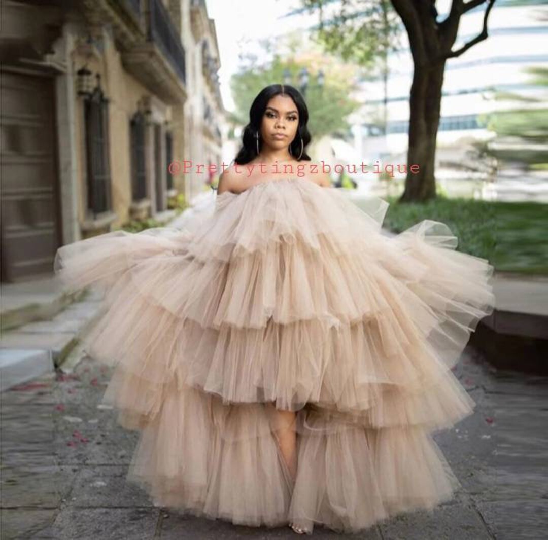 Fluffy Extravagant Tulle Dress 