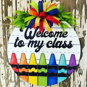 Classroom Doorhangers School Door Hanger Teacher Doorhangers