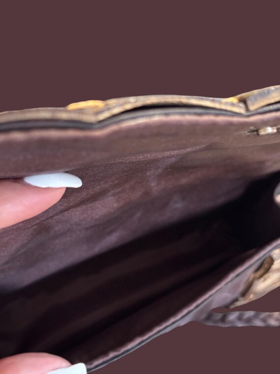 Retro handmade coconut shell purse - image 4