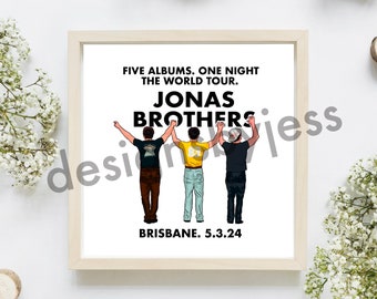 Jonas Brothers Art | The Tour | Brisbane | Australia | Outfit | Jonas | Brothers | Digital Art | Artwork | Jonas Brothers | Concert Art |