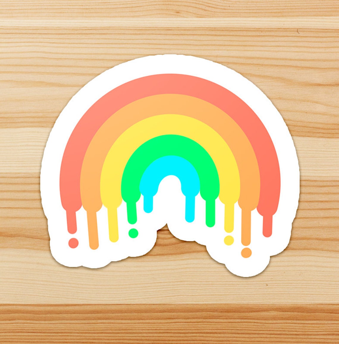 Rainbow Sticker LGBT Stickers Pride Stickers Positive Etsy