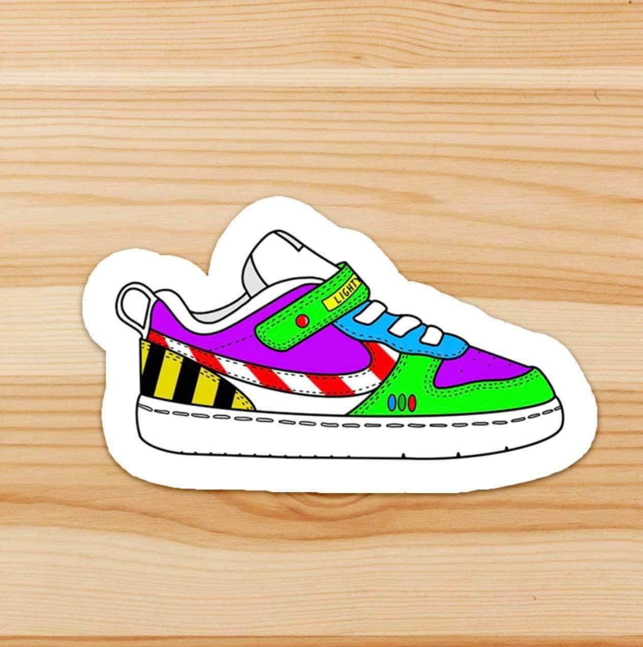 Shoe Stickers Sneaker Stickers Vinyl Stickers Laptop Etsy