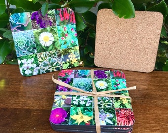 Floral Coaster Set