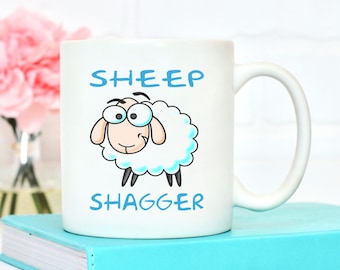 Sheep Shagger Mug, Rude Mug Gift, Adult Gift, Funny Present