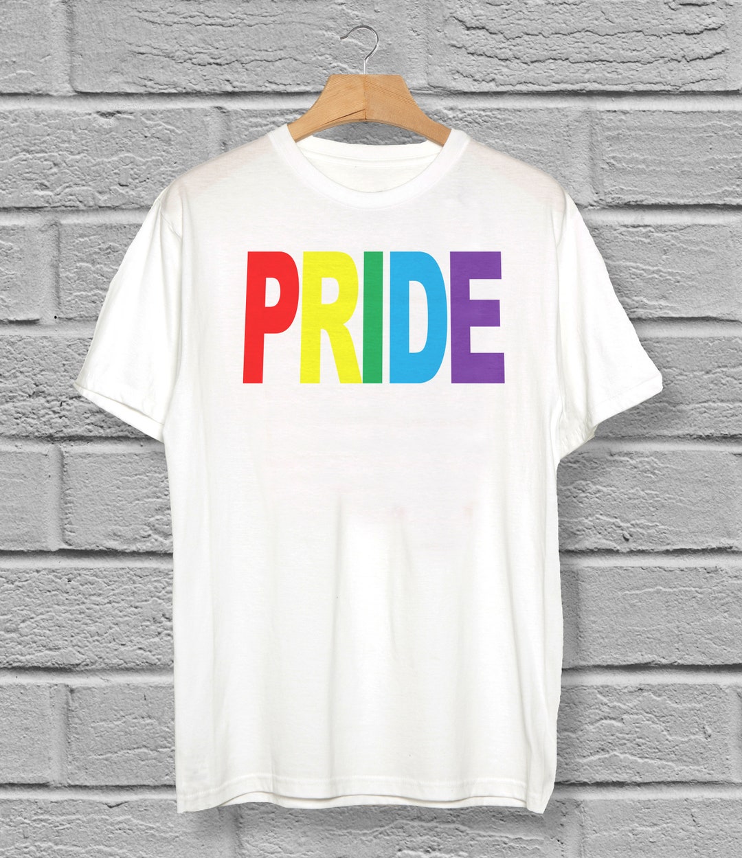 LGBTQ Pride Rainbow Colour Design T-shirt Gay Pride Unisex - Etsy