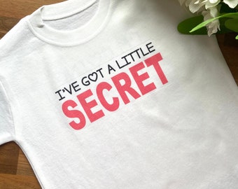 I've Got A Secret I'm Going To Be A Big Sister / Brother Kid's T-Shirt, Cute Children's T-Shirt Top, Kid's Clothing, Pregnancy Announcement