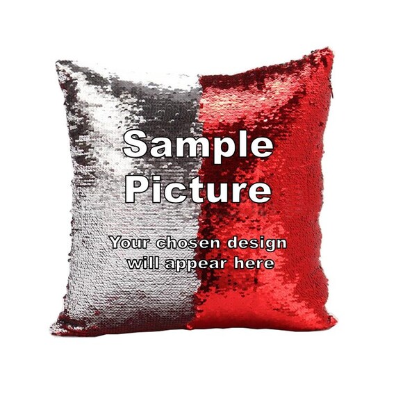 funny sequin reveal pillow