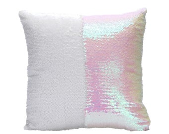 sequin swipe cushion