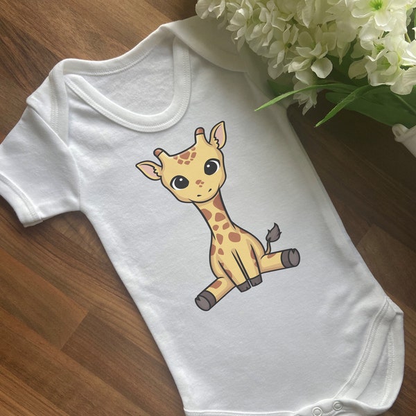 Giraffe Baby Clothes Etsy