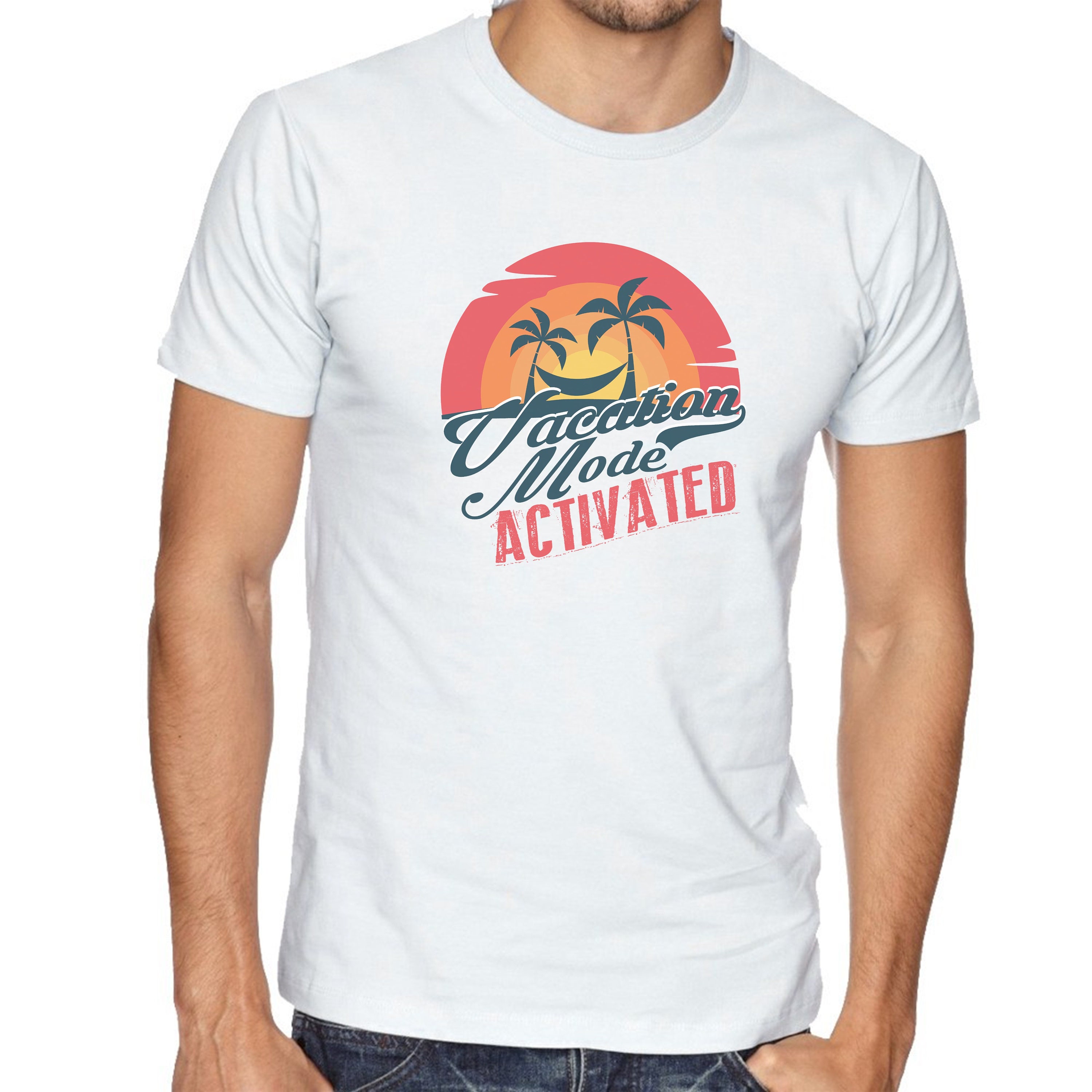 Vacation Mode Activated T-shirt Male & Female Gift Tee in - Etsy UK