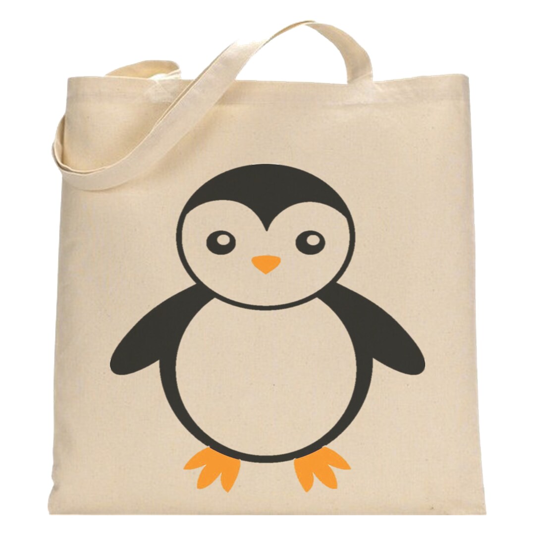 Penguin Tote Bag Cute Bag Reusable Bag Shopping Bag - Etsy