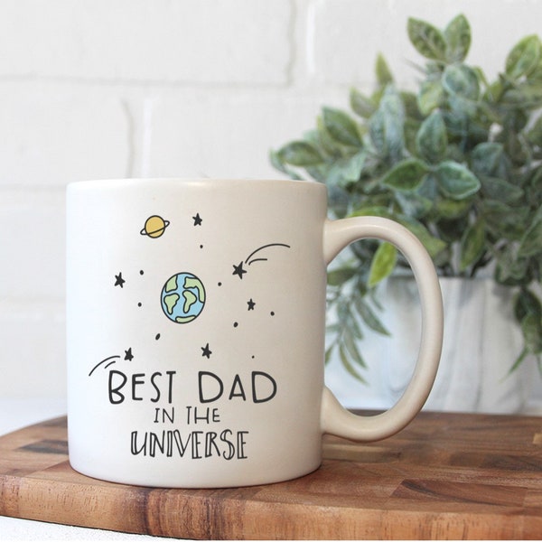 Tazza per il miglior papà dell'universo / Divertente regalo per la festa del papà / Regalo per papà / Tazza per la festa del papà / Regalo di compleanno per papà